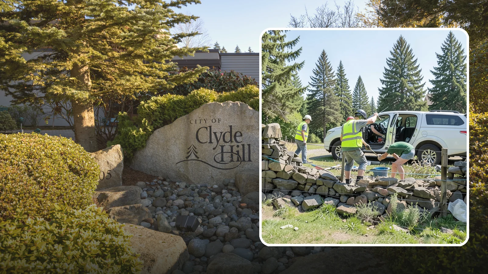 Stone Wall Repairs in Clyde Hill, King County, WA - We repoint and rebuild mortared and dry-stacked stone walls at parks, memorials, and historic sites.