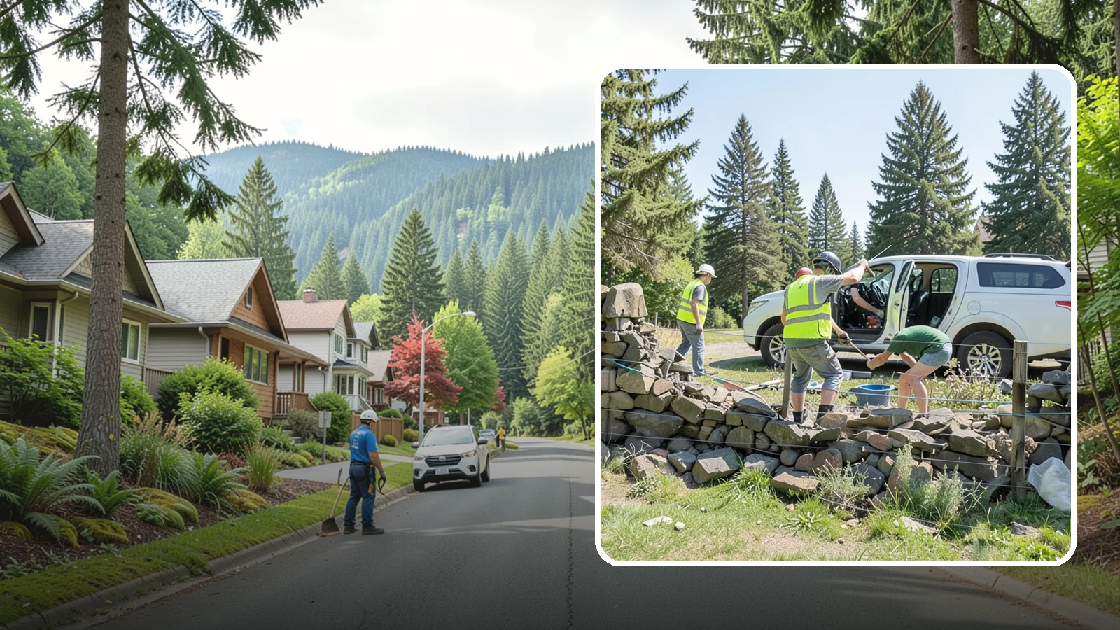Stone Wall Repairs in Darrington, Snohomish County, WA - We repoint and rebuild mortared and dry-stacked stone walls at parks, memorials, and historic sites.