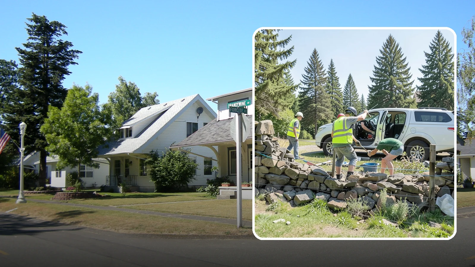 Stone Wall Repairs in DuPont, Pierce County, WA - We repoint and rebuild mortared and dry-stacked stone walls at parks, memorials, and historic sites.