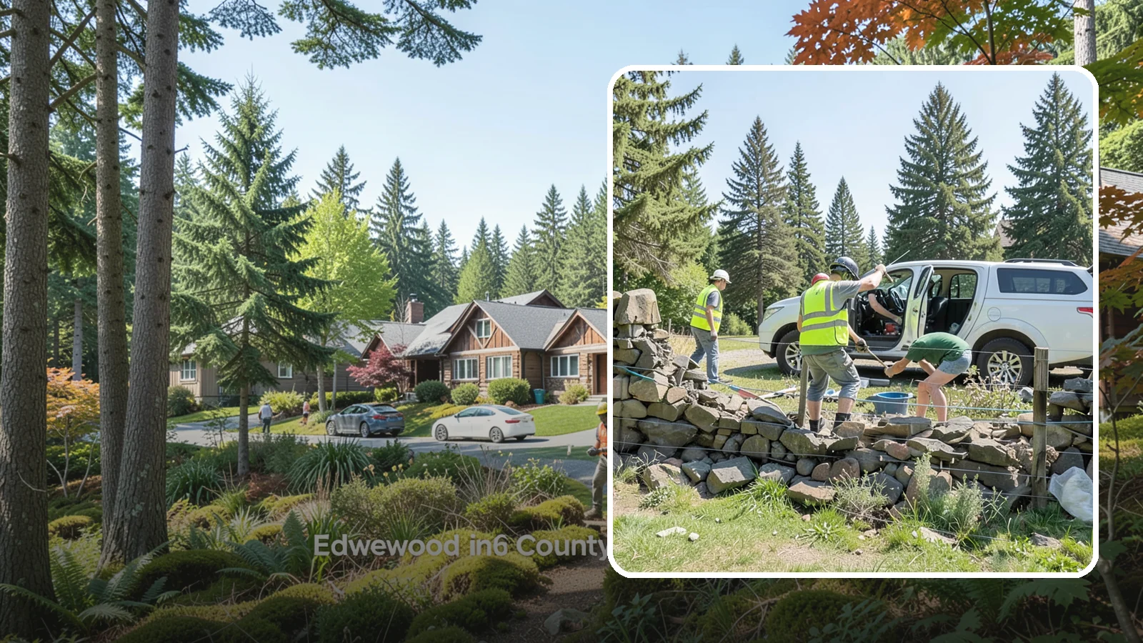Stone Wall Repairs in Edgewood, Pierce County, WA - We repoint and rebuild mortared and dry-stacked stone walls at parks, memorials, and historic sites.