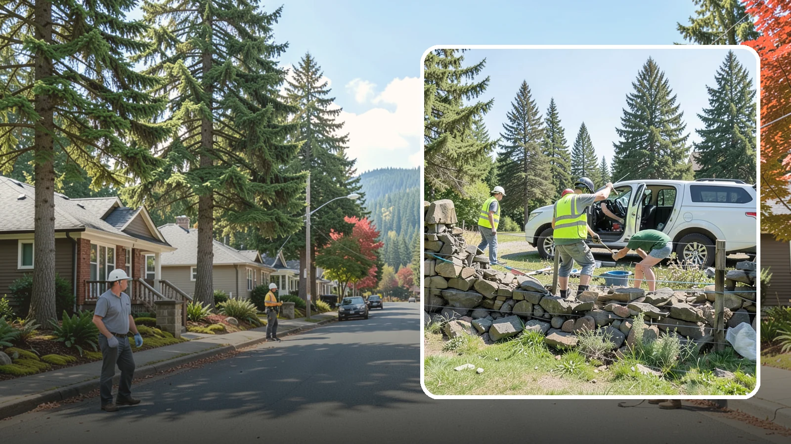 Stone Wall Repairs in Hunts Point, King County, WA - We repoint and rebuild mortared and dry-stacked stone walls at parks, memorials, and historic sites.