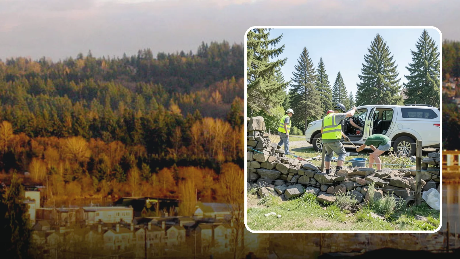 Stone Wall Repairs in Kenmore, King County, WA - We repoint and rebuild mortared and dry-stacked stone walls at parks, memorials, and historic sites.