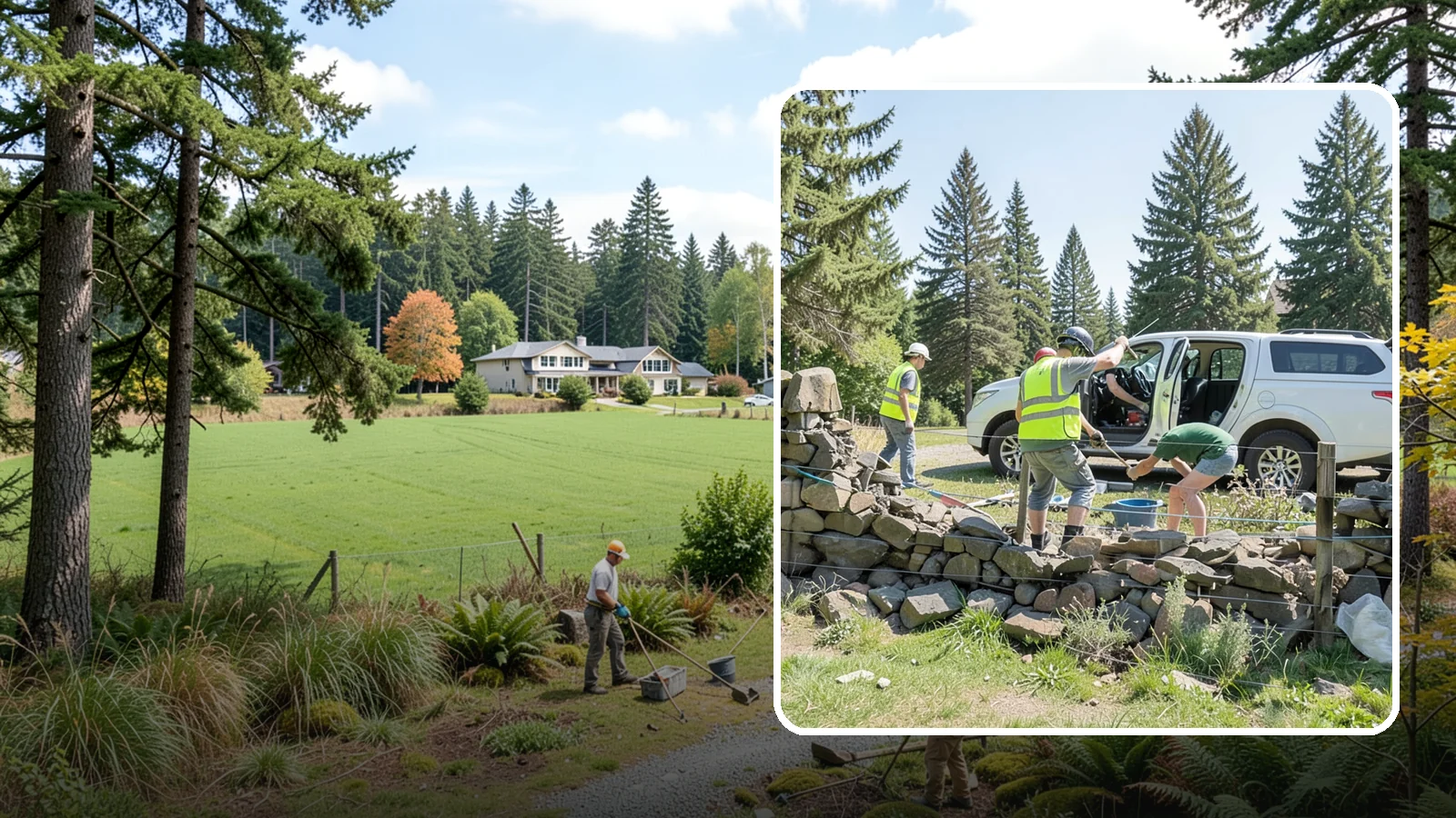 Stone Wall Repairs in Lyman, Skagit County, WA - We repoint and rebuild mortared and dry-stacked stone walls at parks, memorials, and historic sites.