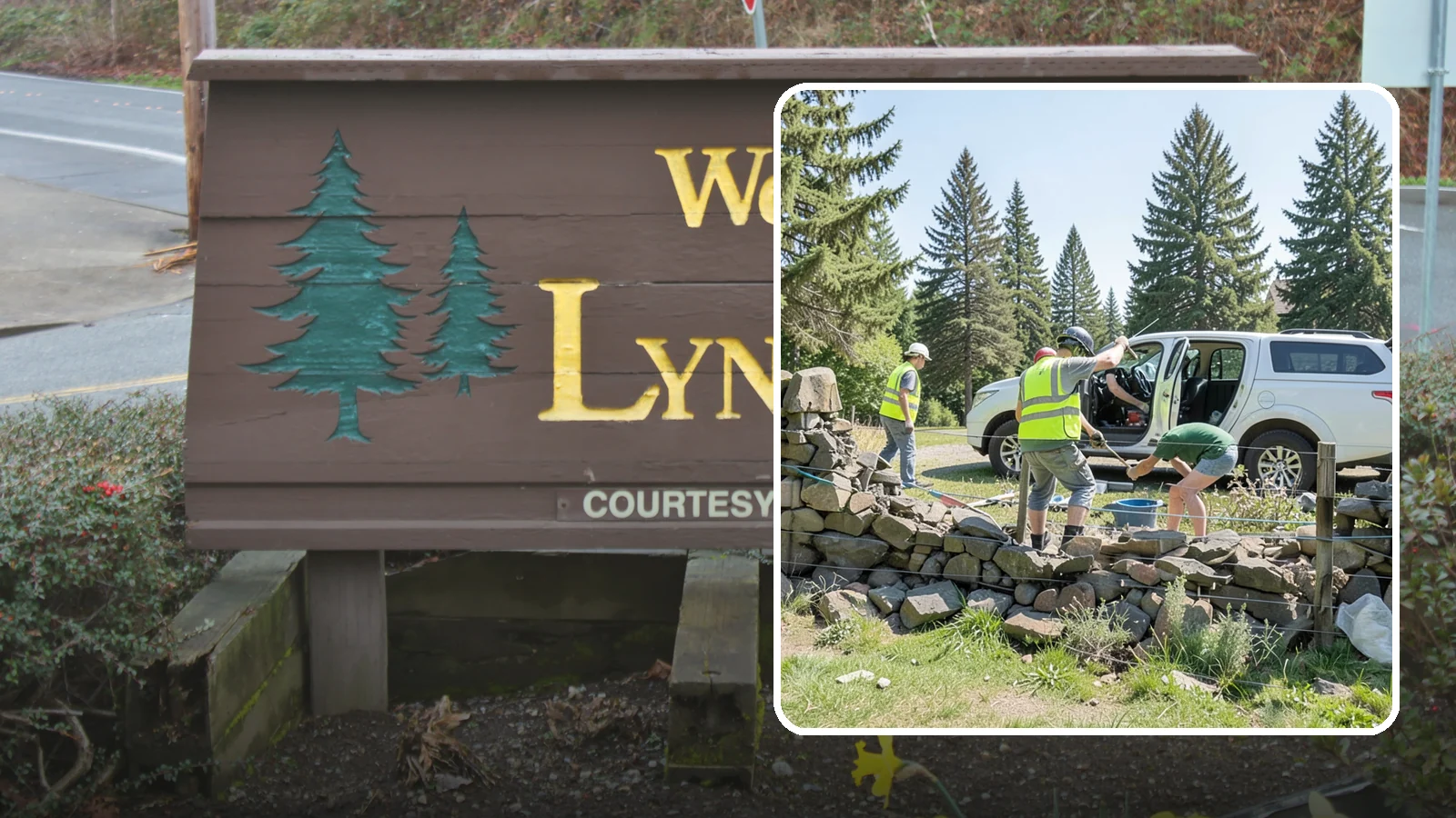 Stone Wall Repairs in Lynnwood, Snohomish County, WA - We repoint and rebuild mortared and dry-stacked stone walls at parks, memorials, and historic sites.
