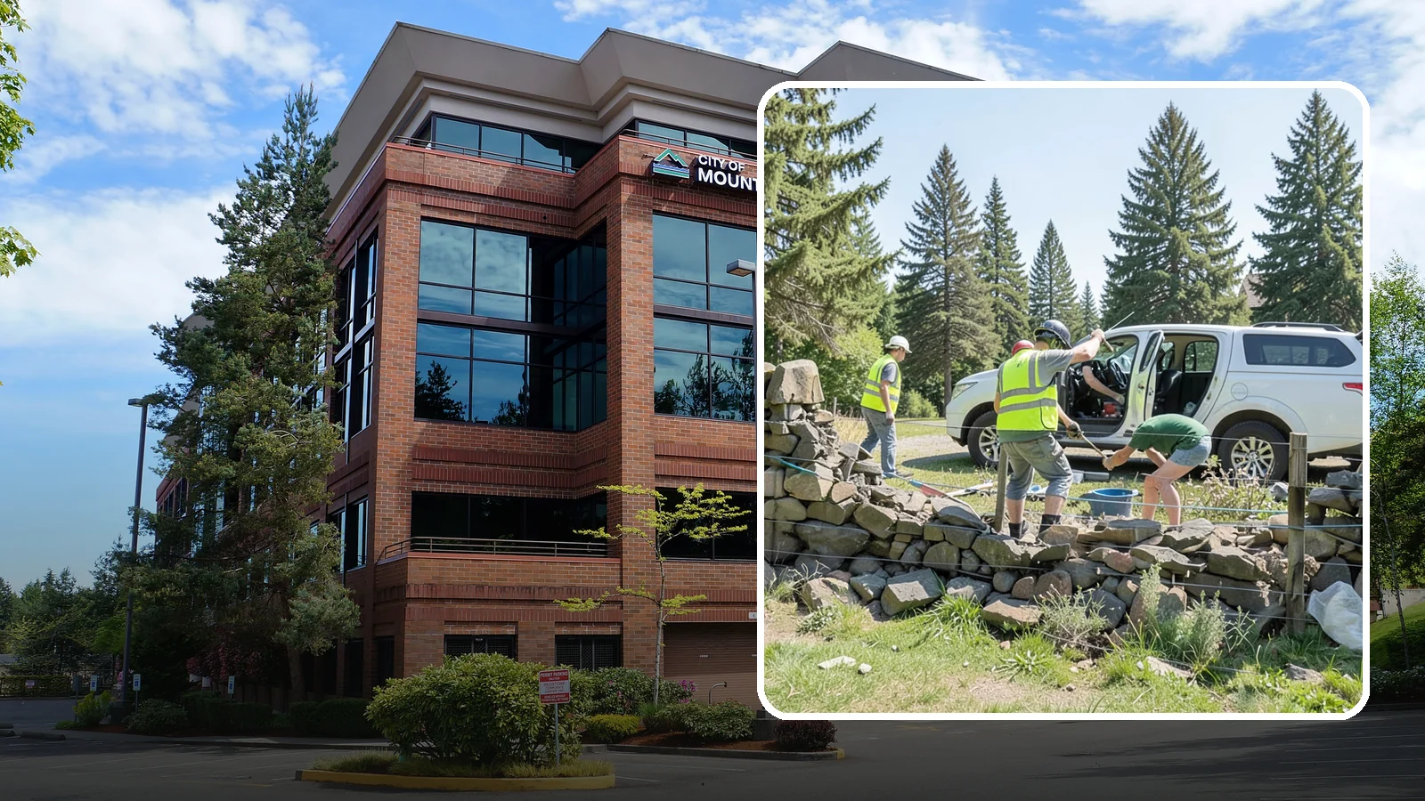 Stone Wall Repairs in Mountlake Terrace, Snohomish County, WA - We repoint and rebuild mortared and dry-stacked stone walls at parks, memorials, and historic sites.