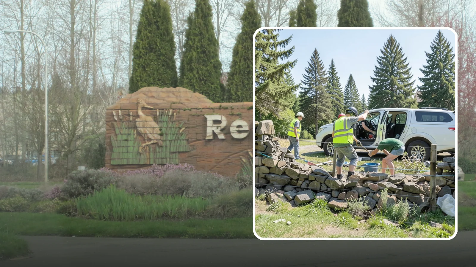 Stone Wall Repairs in Renton, King County, WA - We repoint and rebuild mortared and dry-stacked stone walls at parks, memorials, and historic sites.