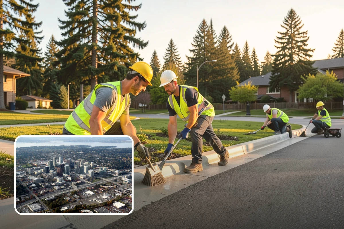 Stop Sign Installation in Bellevue, King County, WA - Delivers regulatory signage that meets MUTCD placement and visibility rules
