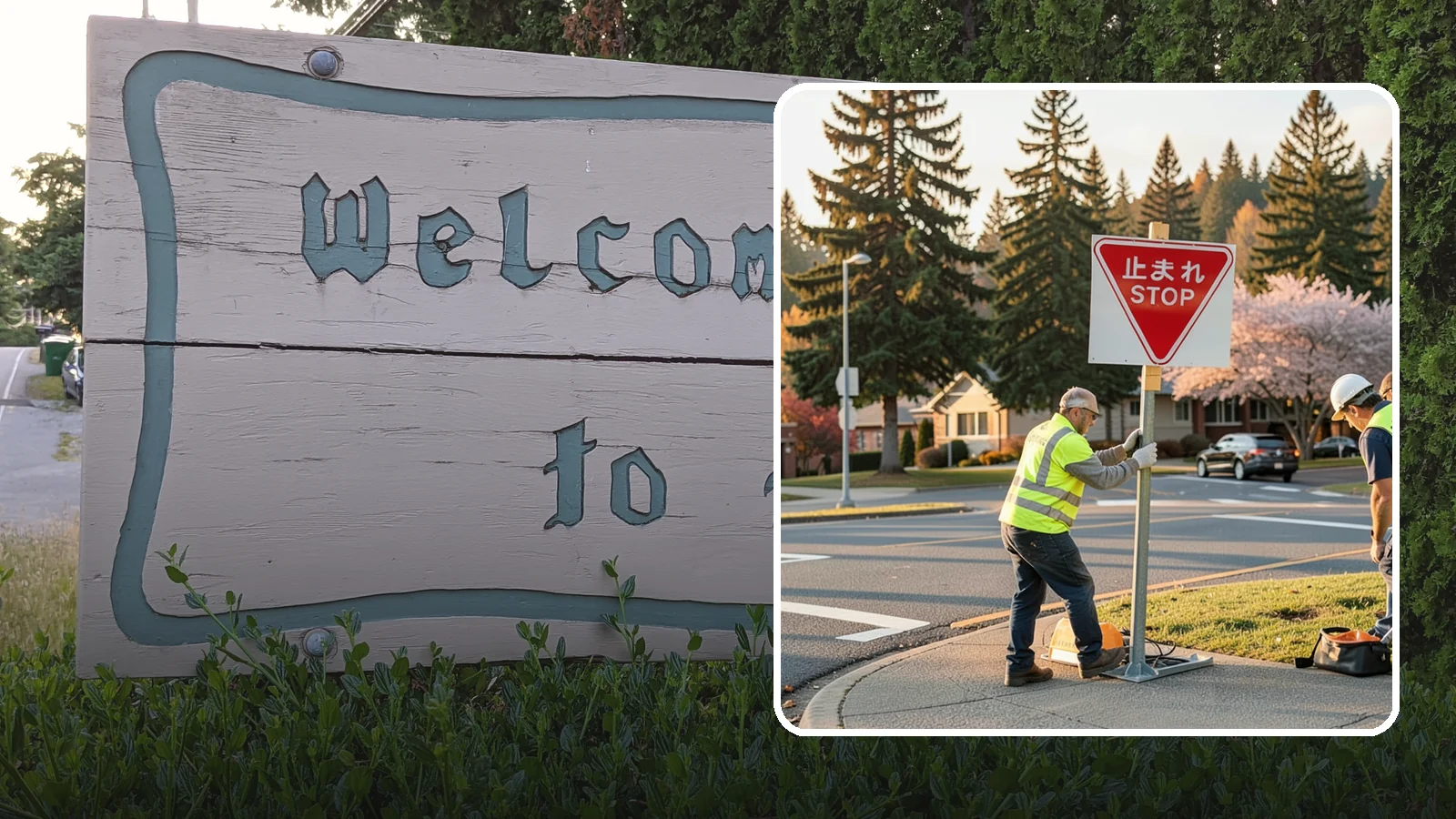 Stop Sign Installation in Brier, Snohomish County, WA - Installation of regulatory stop signs to MUTCD placement and height specifications for safe intersection control.