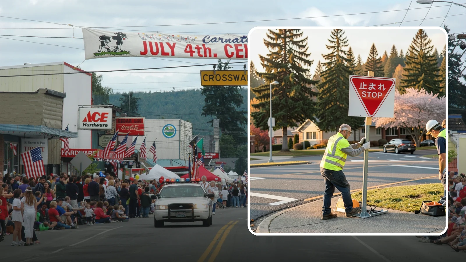 Stop Sign Installation in Carnation, King County, WA - Installation of regulatory stop signs to MUTCD placement and height specifications for safe intersection control.
