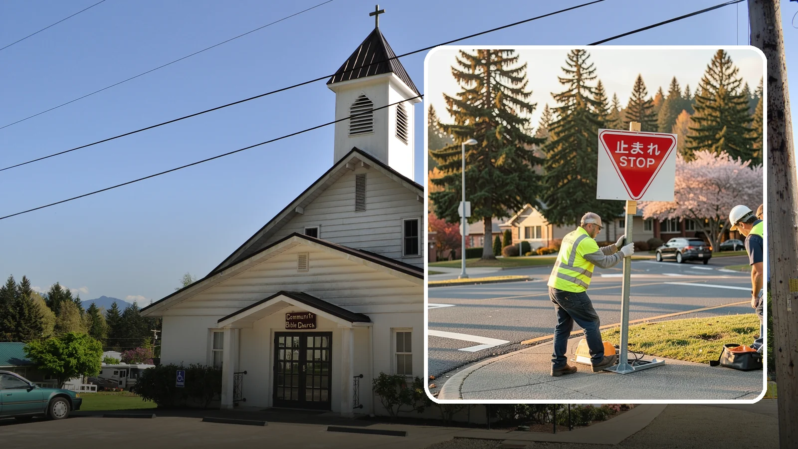 Stop Sign Installation in Concrete, Skagit County, WA - Installation of regulatory stop signs to MUTCD placement and height specifications for safe intersection control.
