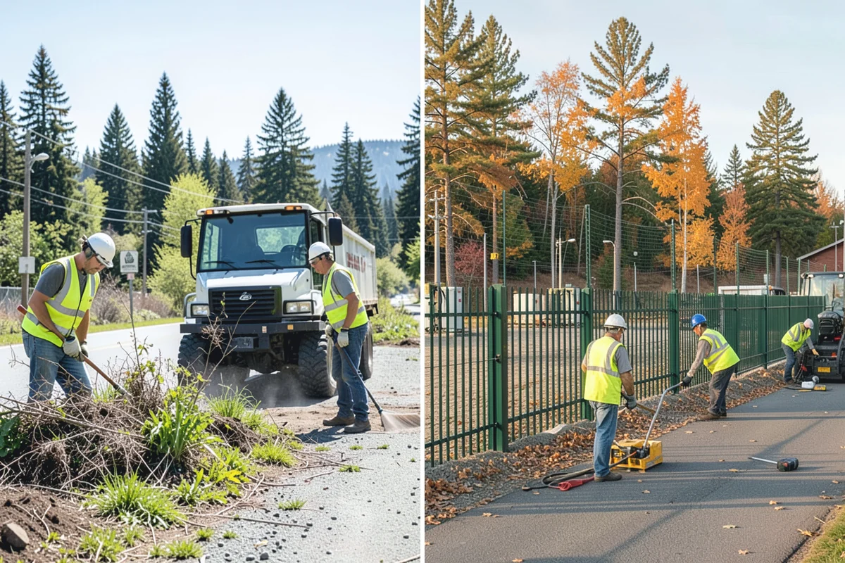 Stop Sign Installation in Coupeville, Island County, WA - Verify approved location, height, and offset with the traffic authority