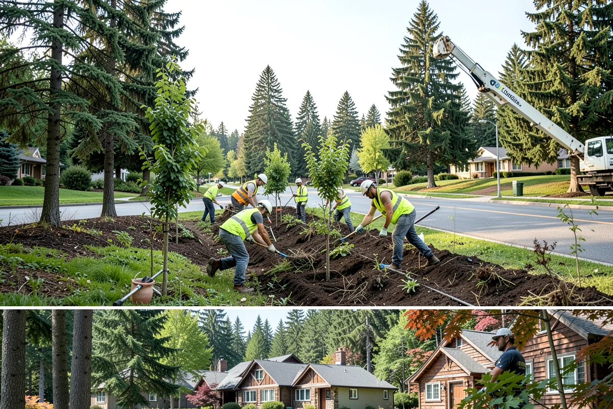 Stop Sign Installation in Edgewood, Pierce County, WA - Stop sign installations are handled throughout the year, with foundation work scheduled around drier soil conditions when...
