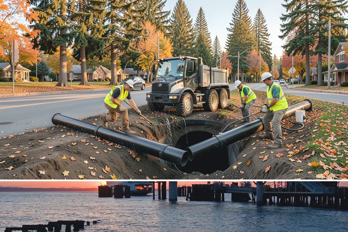 Stop Sign Installation in Edmonds, Snohomish County, WA - Stop sign installations are handled throughout the year, with foundation work scheduled around drier soil conditions when...