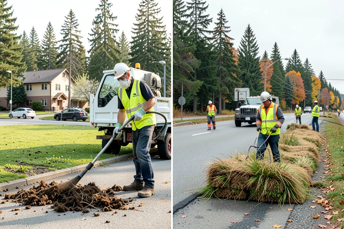 Stop Sign Installation in Federal Way, King County, WA - Verify approved location, height, and offset with the traffic authority