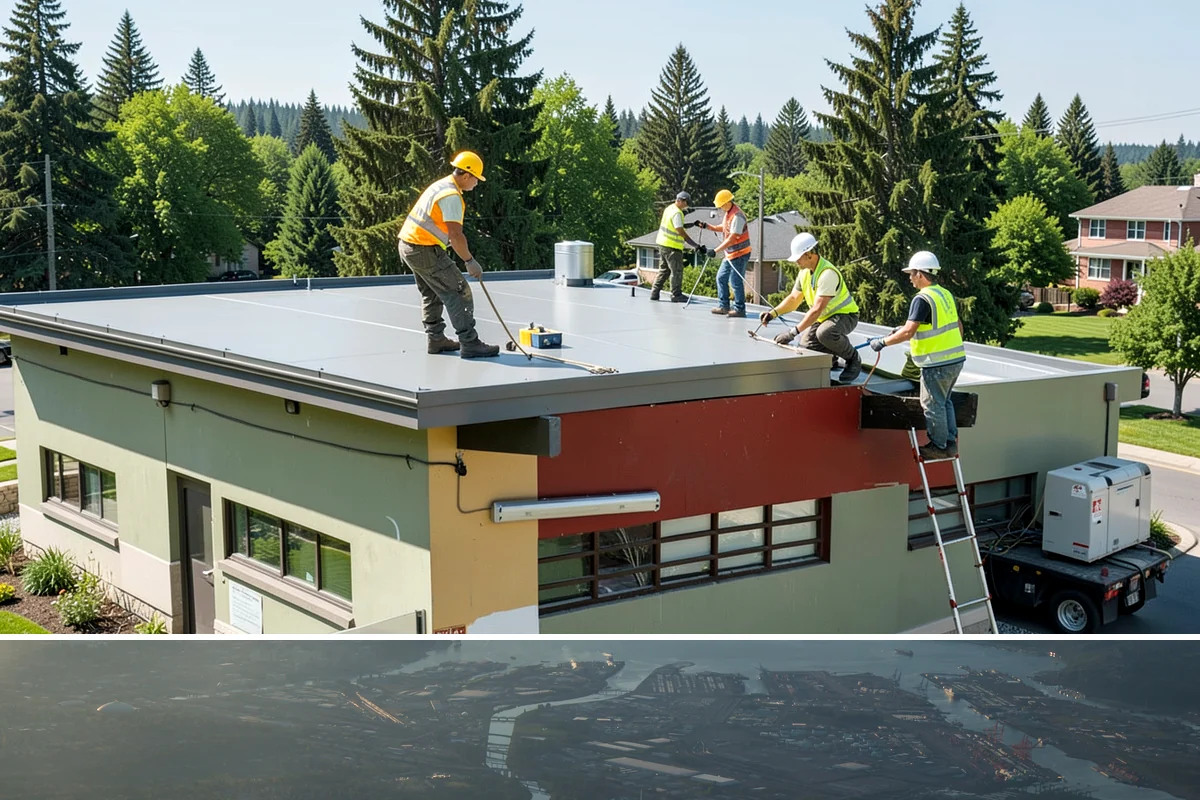Stop Sign Installation in Fife, Pierce County, WA - Stop sign installations are handled throughout the year, with foundation work scheduled around drier soil conditions when...