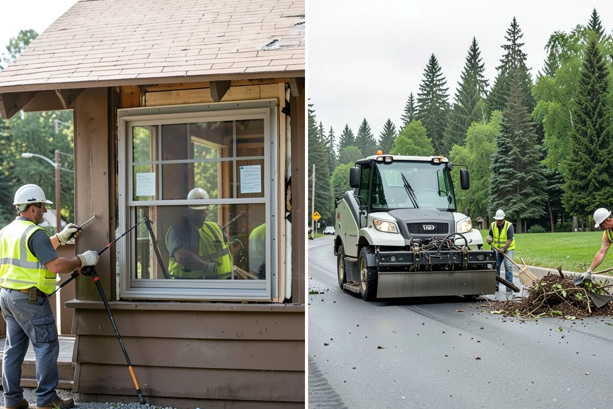 Stop Sign Installation in Kenmore, King County, WA - Verify approved location, height, and offset with the traffic authority
