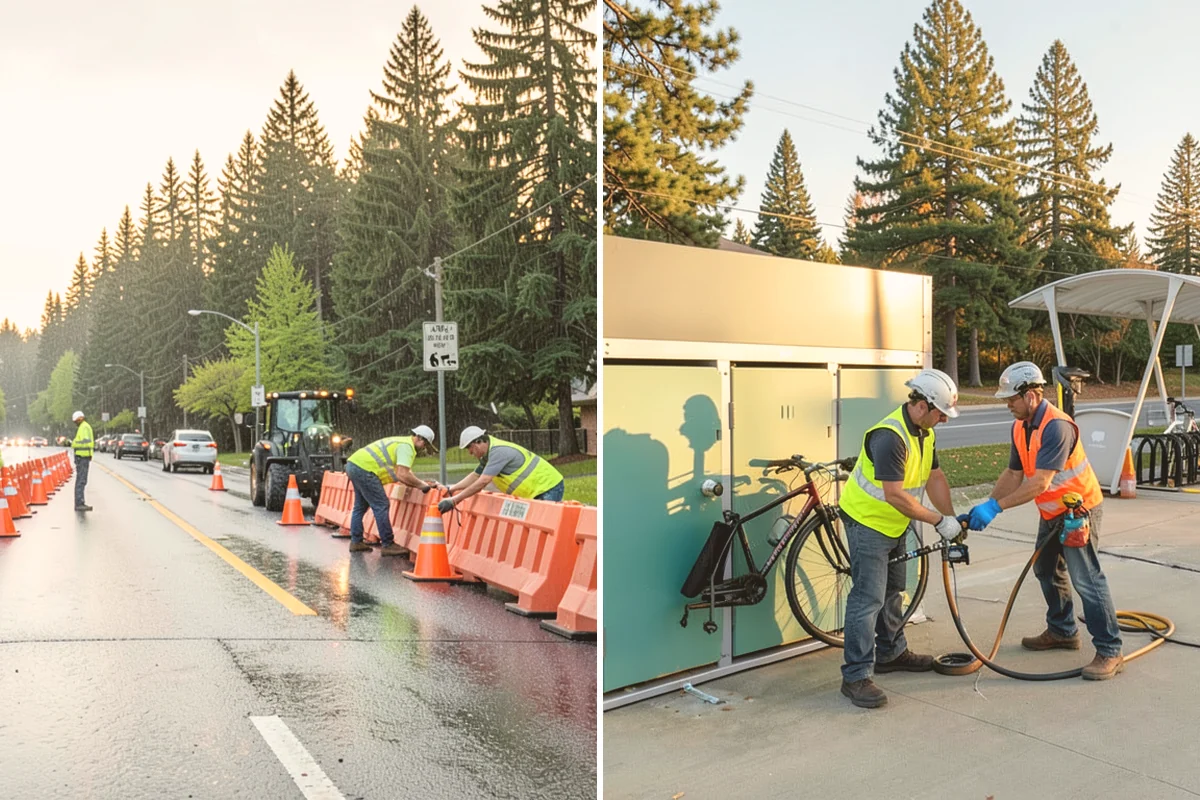 Stop Sign Installation in Kirkland, King County, WA - Verify approved location, height, and offset with the traffic authority