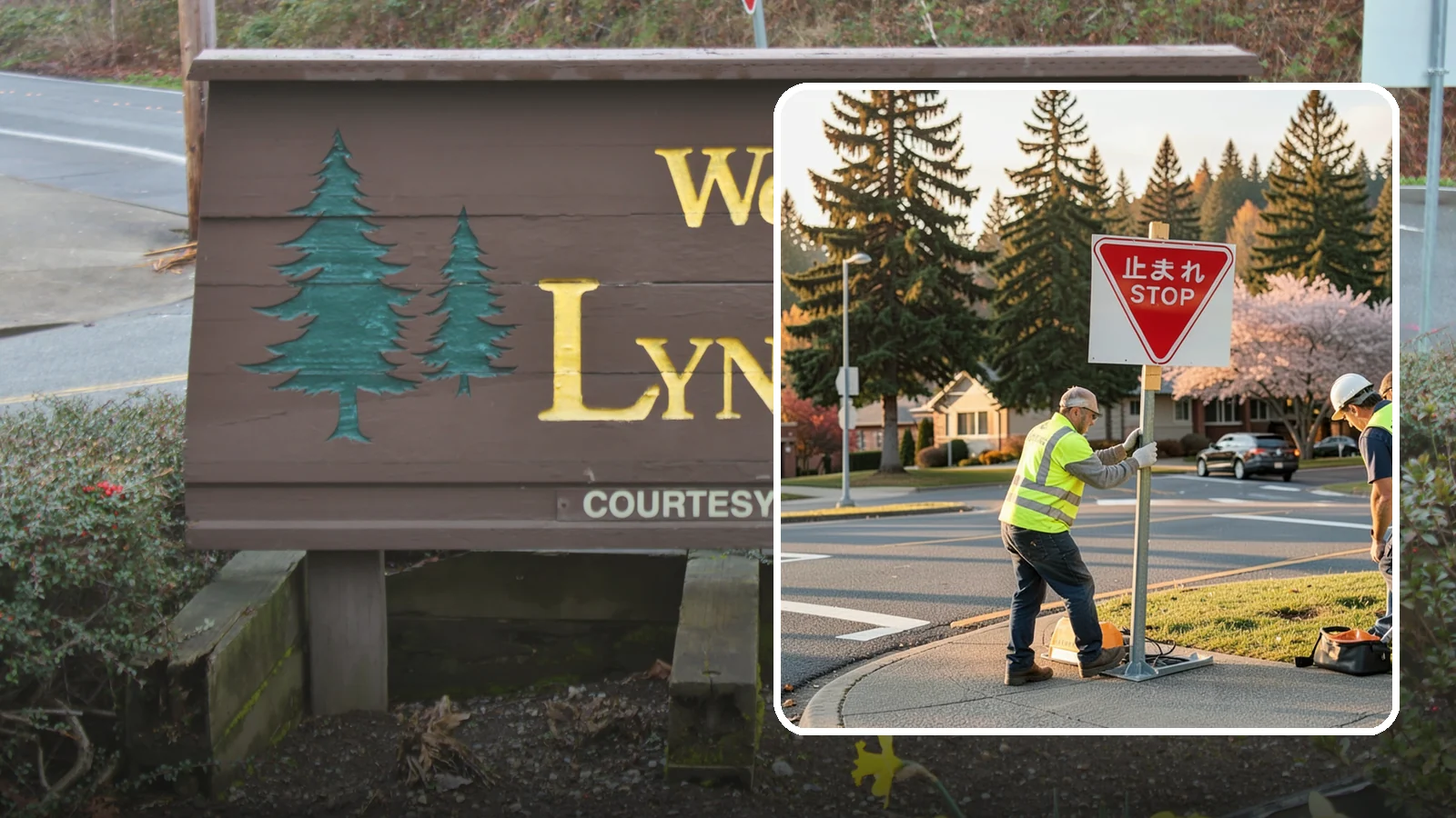 Stop Sign Installation in Lynnwood, Snohomish County, WA - Installation of regulatory stop signs to MUTCD placement and height specifications for safe intersection control.