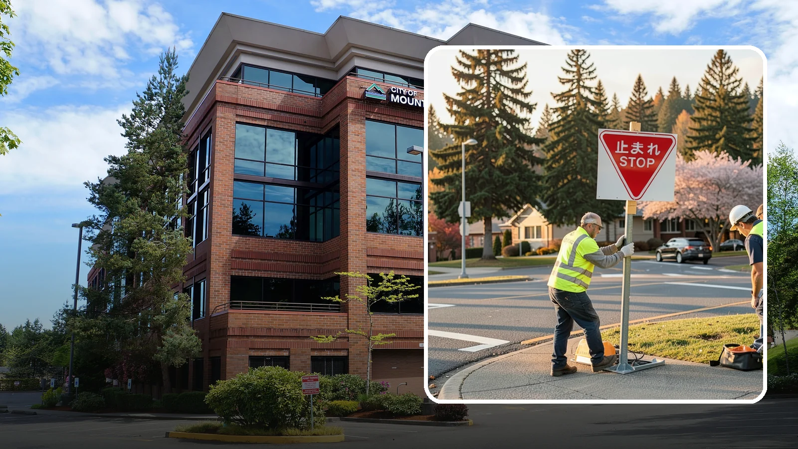 Stop Sign Installation in Mountlake Terrace, Snohomish County, WA - Installation of regulatory stop signs to MUTCD placement and height specifications for safe intersection control.