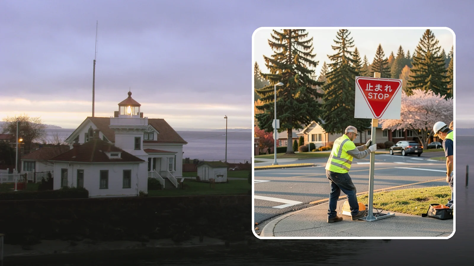 Stop Sign Installation in Mukilteo, Snohomish County, WA - Installation of regulatory stop signs to MUTCD placement and height specifications for safe intersection control.