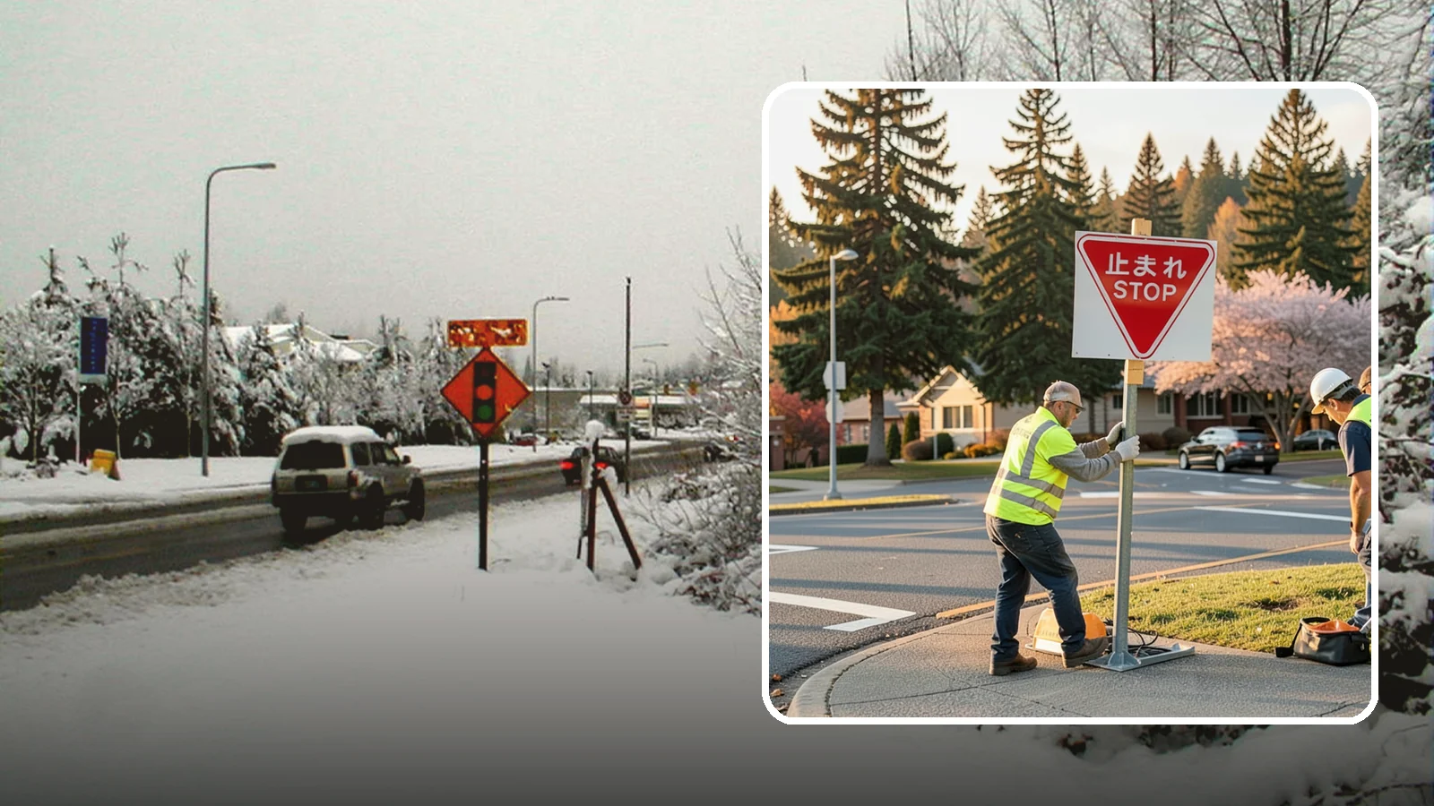 Stop Sign Installation in Newcastle, King County, WA - Installation of regulatory stop signs to MUTCD placement and height specifications for safe intersection control.