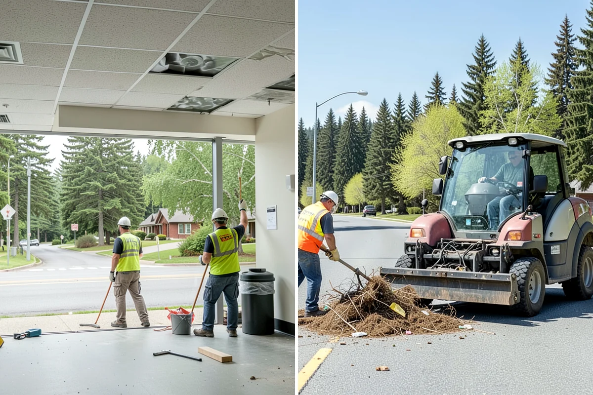 Stop Sign Installation in Normandy Park, King County, WA - Verify approved location, height, and offset with the traffic authority