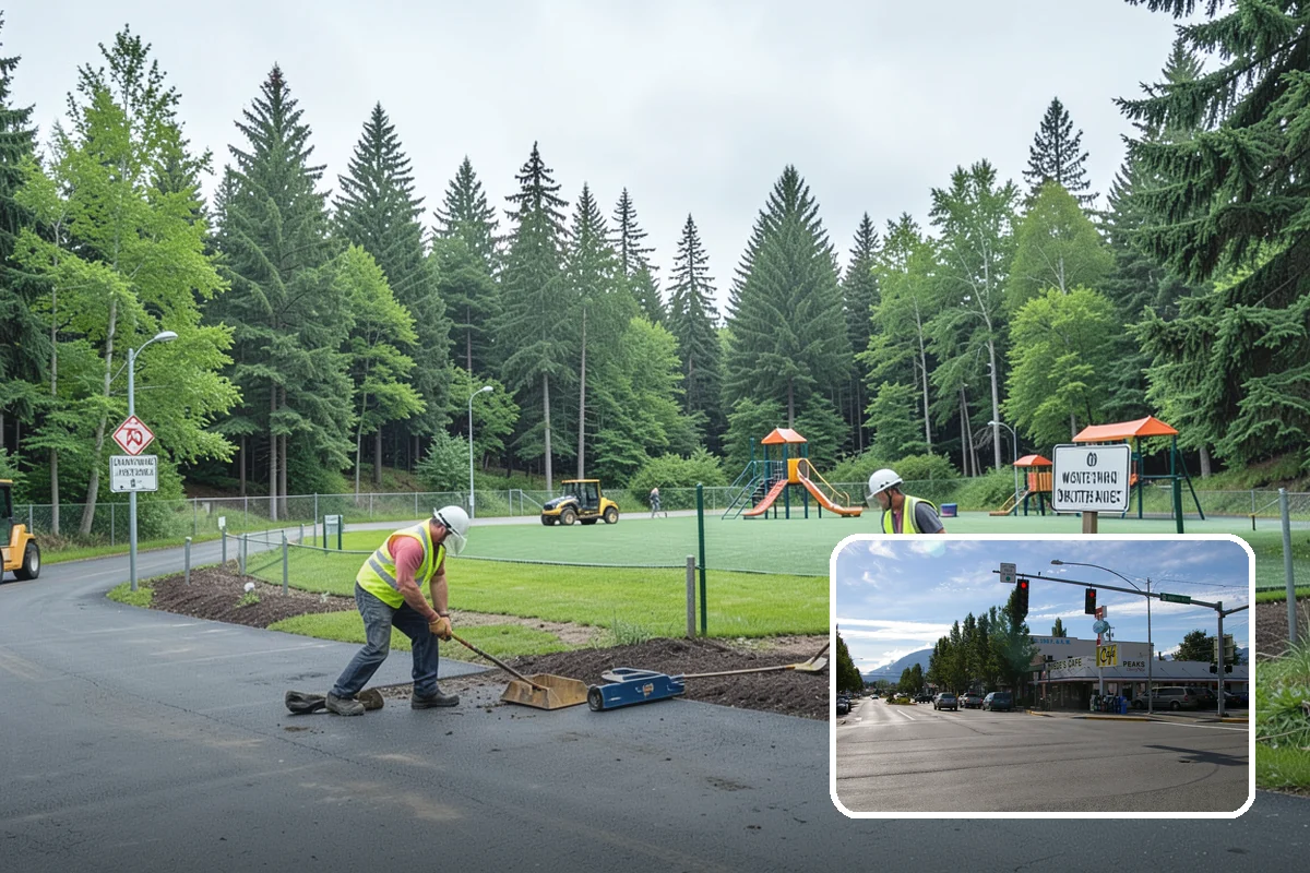 Stop Sign Installation in North Bend, King County, WA - Delivers regulatory signage that meets MUTCD placement and visibility rules