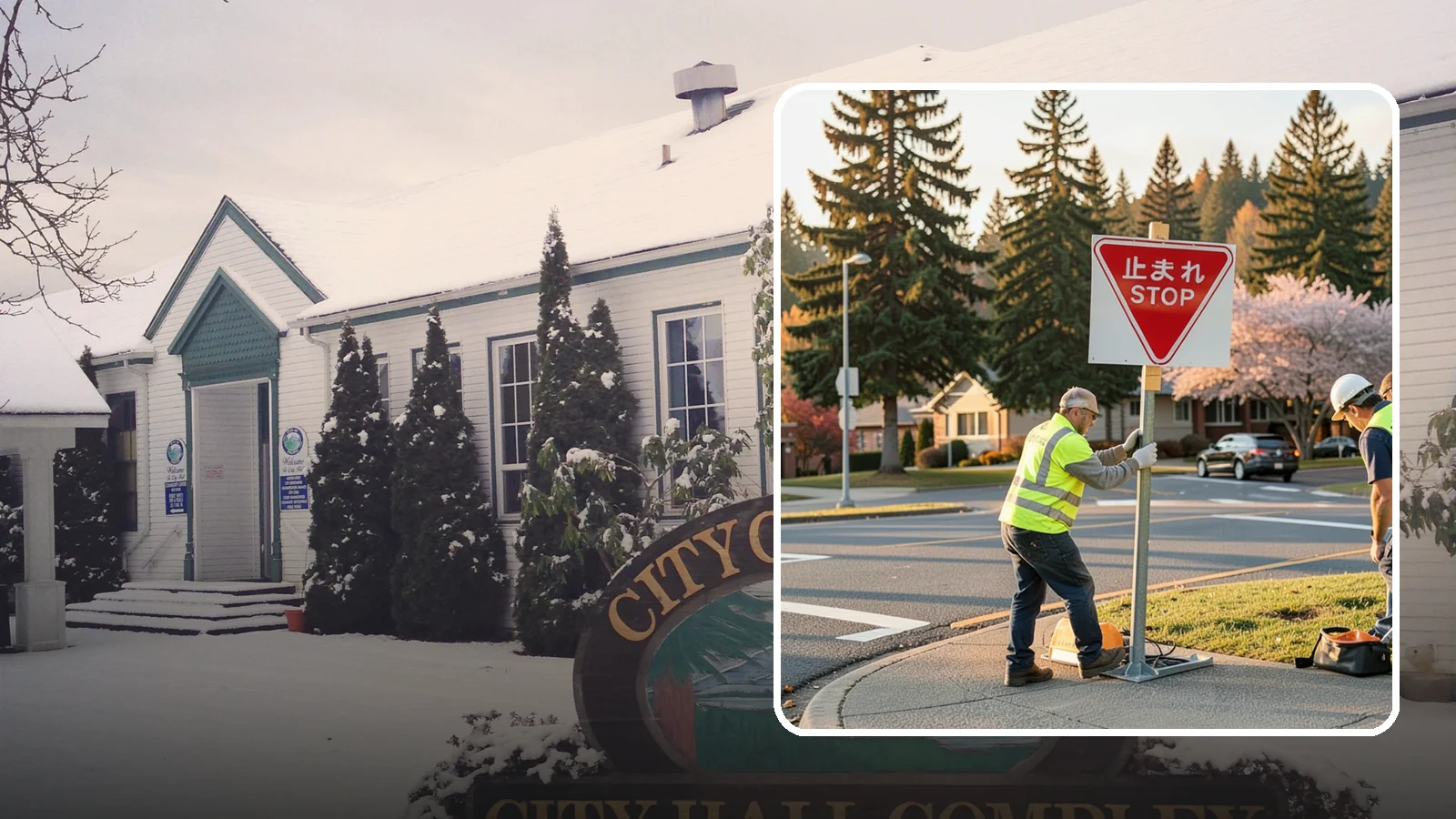 Stop Sign Installation in Pacific, King County, WA - Installation of regulatory stop signs to MUTCD placement and height specifications for safe intersection control.