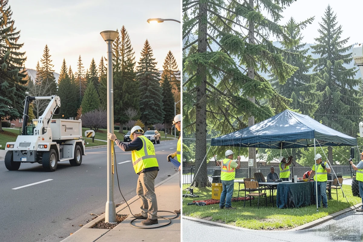 Stop Sign Installation in Renton, King County, WA - Verify approved location, height, and offset with the traffic authority