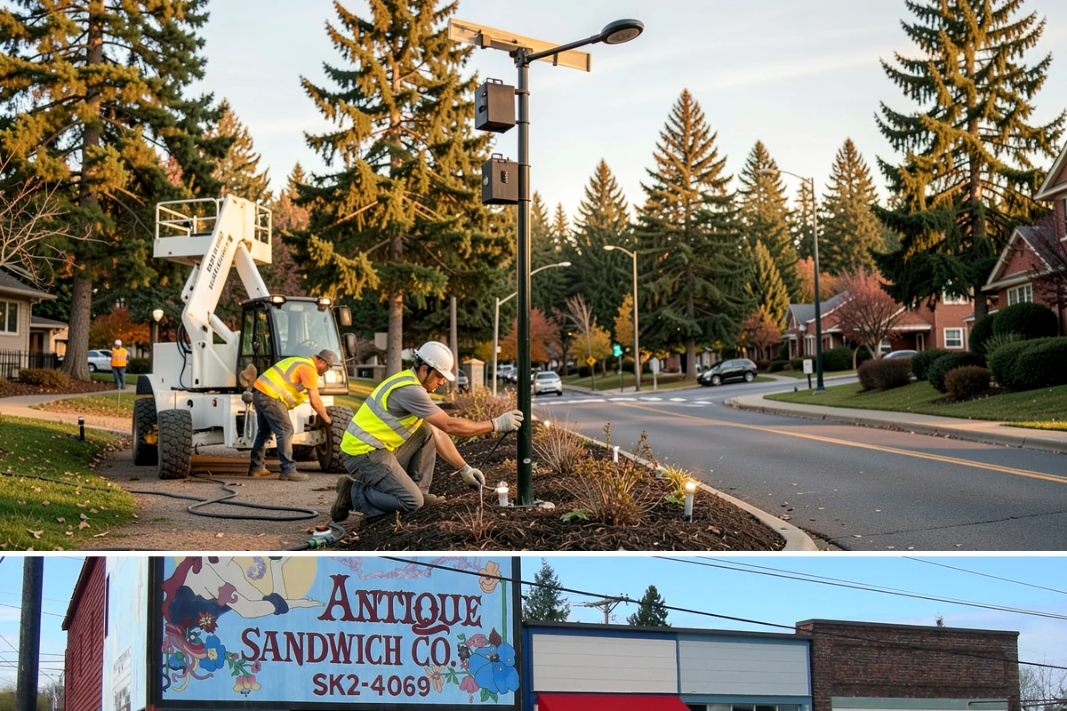 Stop Sign Installation in Ruston, Pierce County, WA - Stop sign installations are handled throughout the year, with foundation work scheduled around drier soil conditions when...
