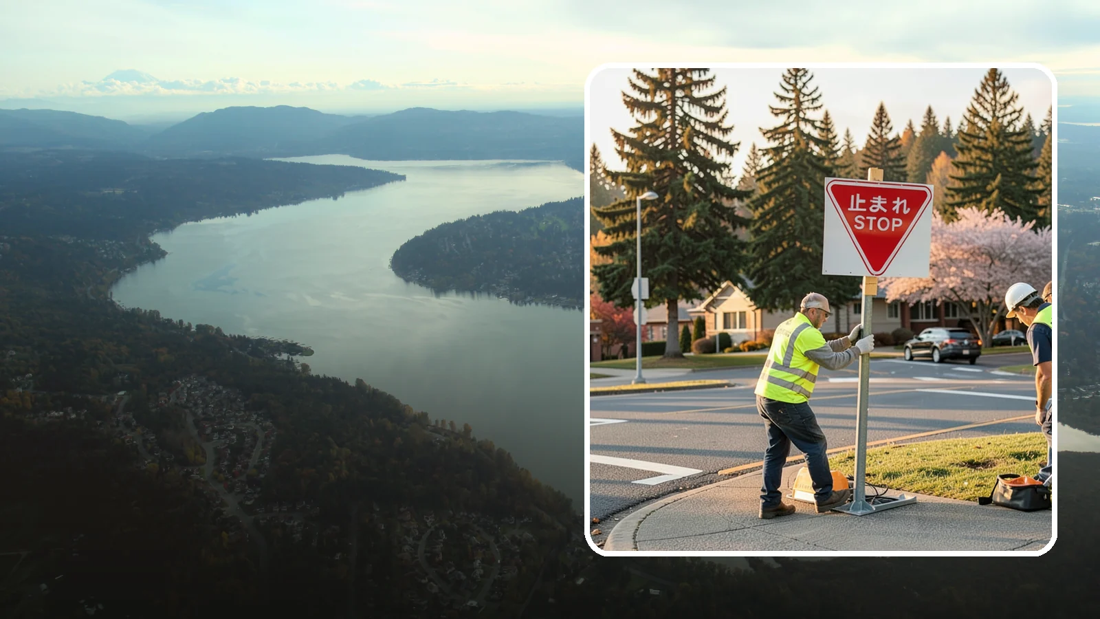 Stop Sign Installation in Sammamish, King County, WA - Installation of regulatory stop signs to MUTCD placement and height specifications for safe intersection control.