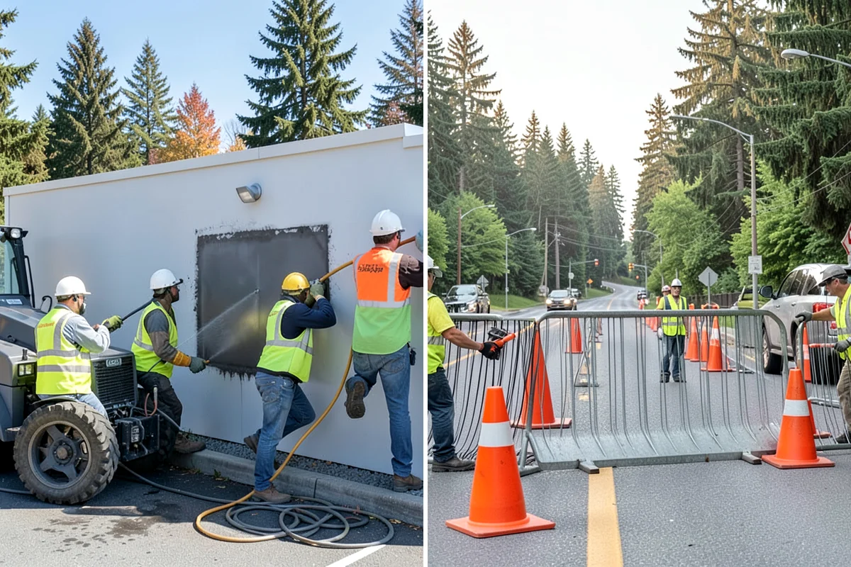 Stop Sign Installation in Seattle, King County, WA - Verify approved location, height, and offset with the traffic authority