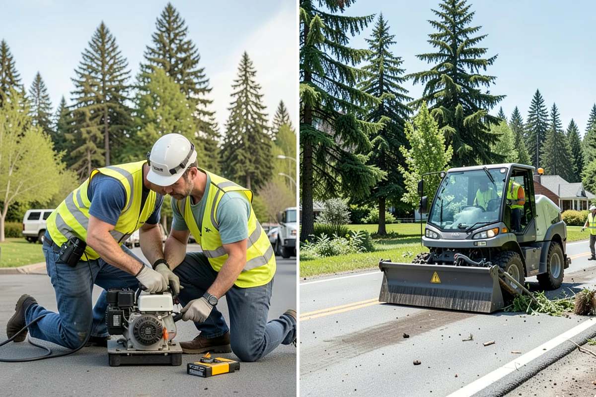 Stop Sign Installation in Sedro-Woolley, Skagit County, WA - Verify approved location, height, and offset with the traffic authority