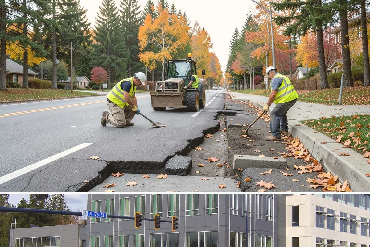 Stop Sign Installation in Shoreline, King County, WA - Stop sign installations are handled throughout the year, with foundation work scheduled around drier soil conditions when...