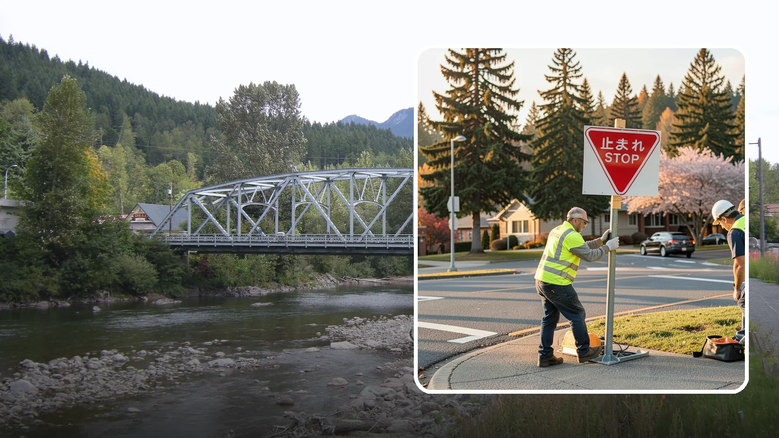 Stop Sign Installation in Skykomish, King County, WA - Installation of regulatory stop signs to MUTCD placement and height specifications for safe intersection control.