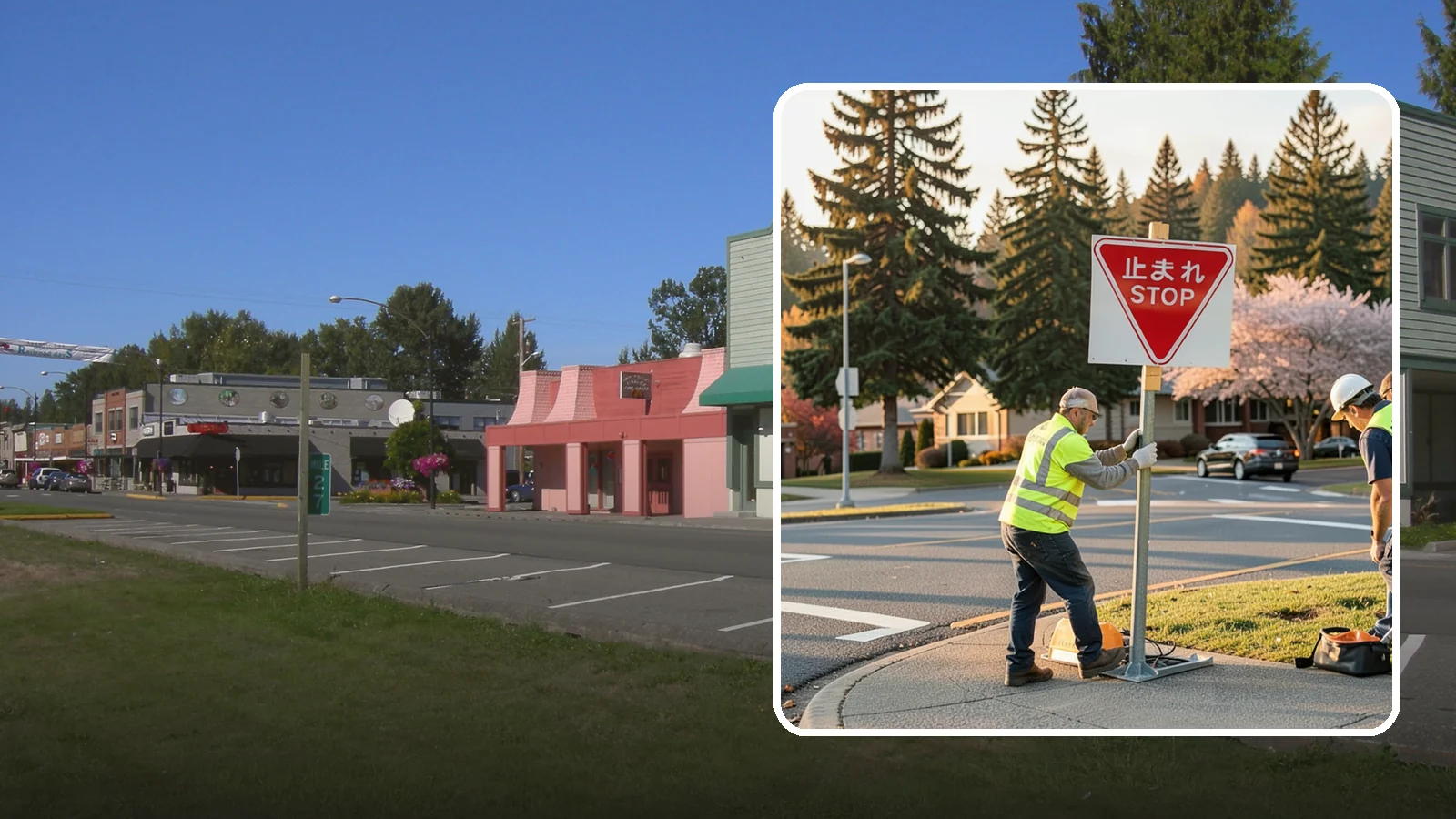 Stop Sign Installation in Snoqualmie, King County, WA - Installation of regulatory stop signs to MUTCD placement and height specifications for safe intersection control.