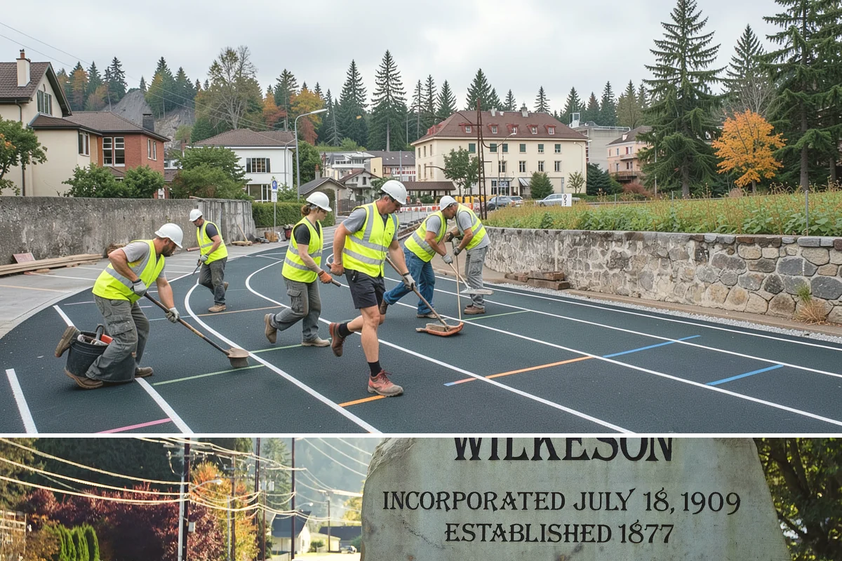 Stop Sign Installation in Wilkeson, Pierce County, WA - Stop sign installations are handled throughout the year, with foundation work scheduled around drier soil conditions when...