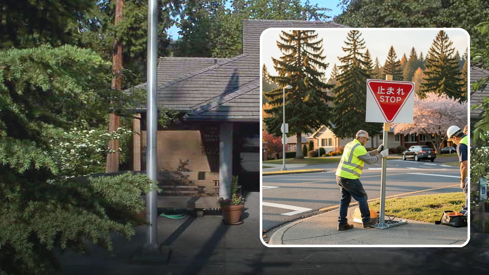 Stop Sign Installation in Yarrow Point, King County, WA - Installation of regulatory stop signs to MUTCD placement and height specifications for safe intersection control.