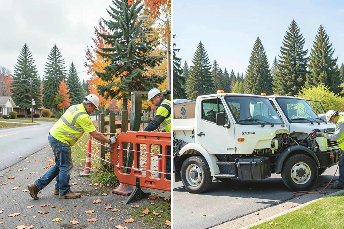 Stop Sign Installation in Yarrow Point, King County, WA - Verify approved location, height, and offset with the traffic authority