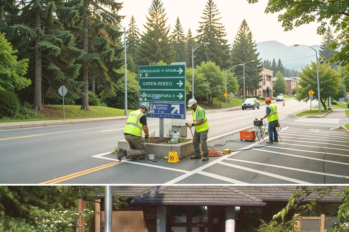 Stop Sign Installation in Yarrow Point, King County, WA - Stop sign installations are handled throughout the year, with foundation work scheduled around drier soil conditions when...