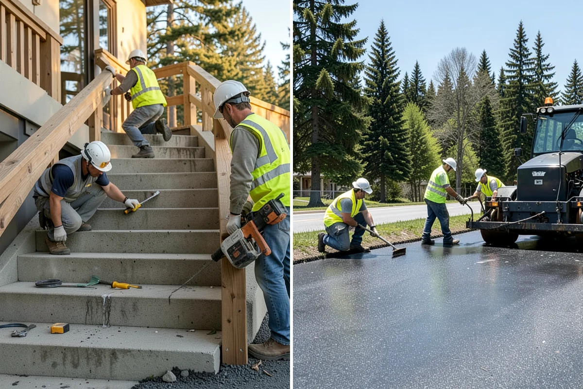 Storm Cleanup in Arlington, Snohomish County, WA - Damage assessment and priority-route sequencing