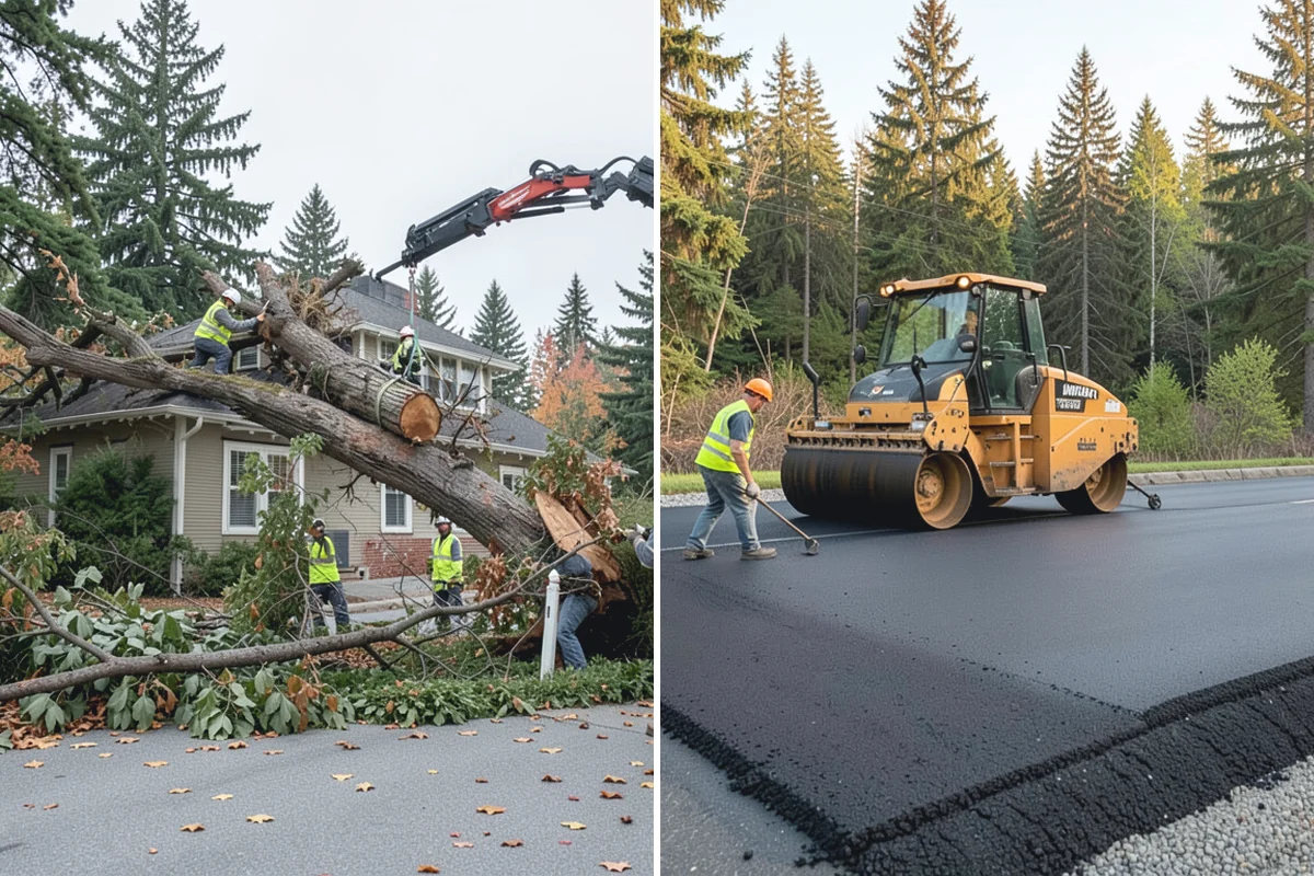 Storm Cleanup in Bonney Lake, Pierce County, WA - Damage assessment and priority-route sequencing