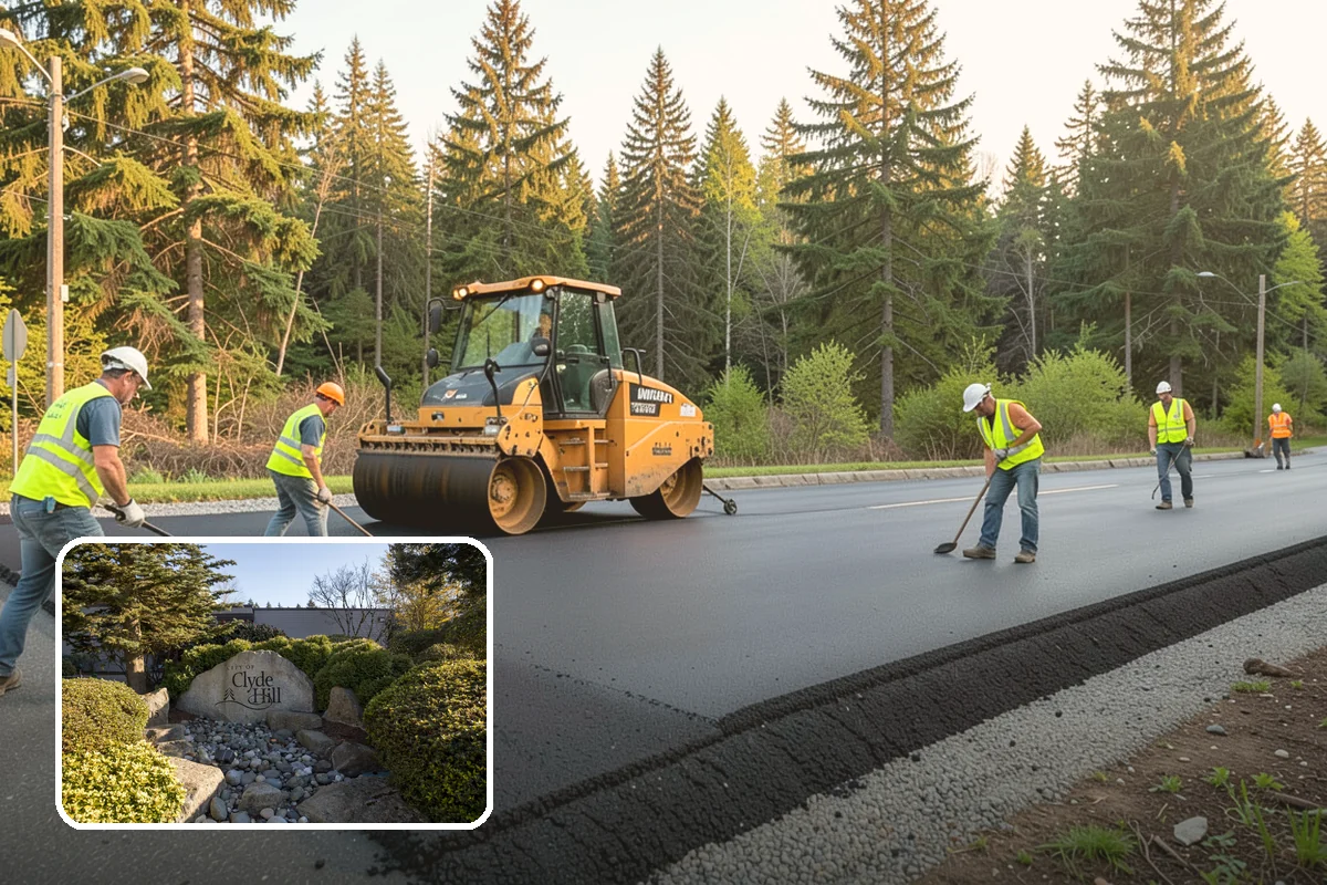 Storm Cleanup in Clyde Hill, King County, WA - Restores road and drainage function after storms