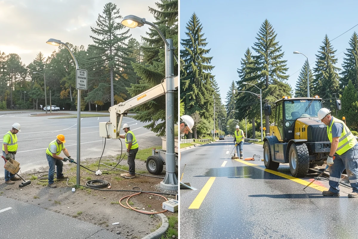 Storm Cleanup in Covington, King County, WA - Damage assessment and priority-route sequencing