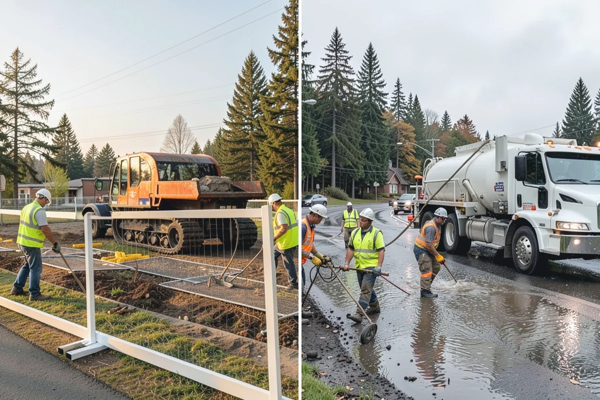 Storm Cleanup in Darrington, Snohomish County, WA - Damage assessment and priority-route sequencing