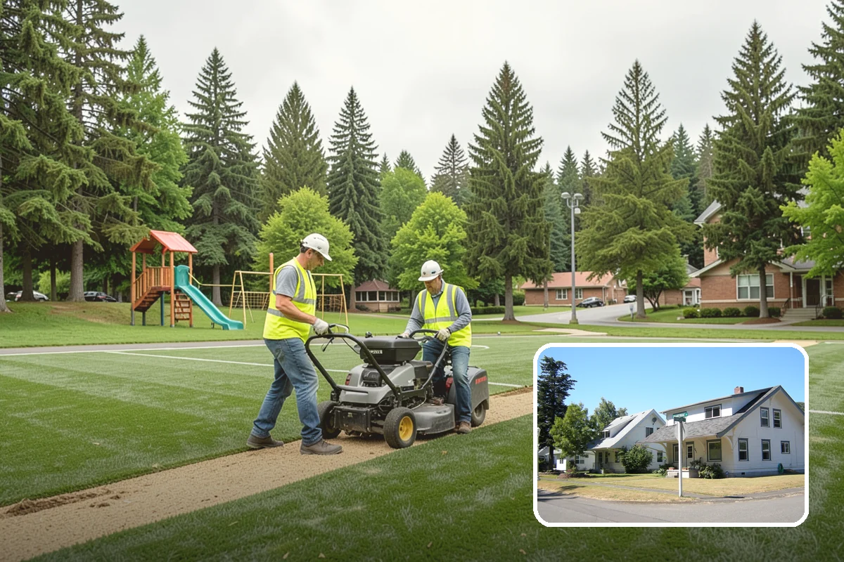 Storm Cleanup in DuPont, Pierce County, WA - Restores road and drainage function after storms
