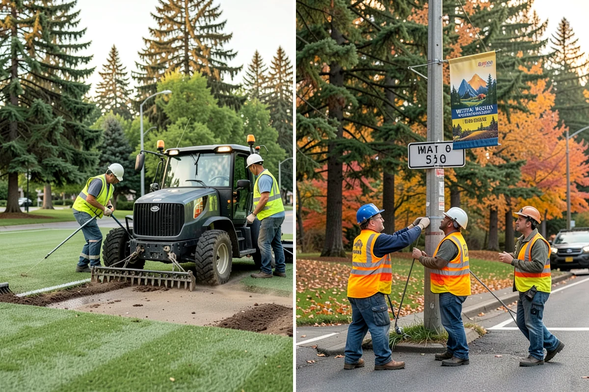 Storm Cleanup in DuPont, Pierce County, WA - Damage assessment and priority-route sequencing