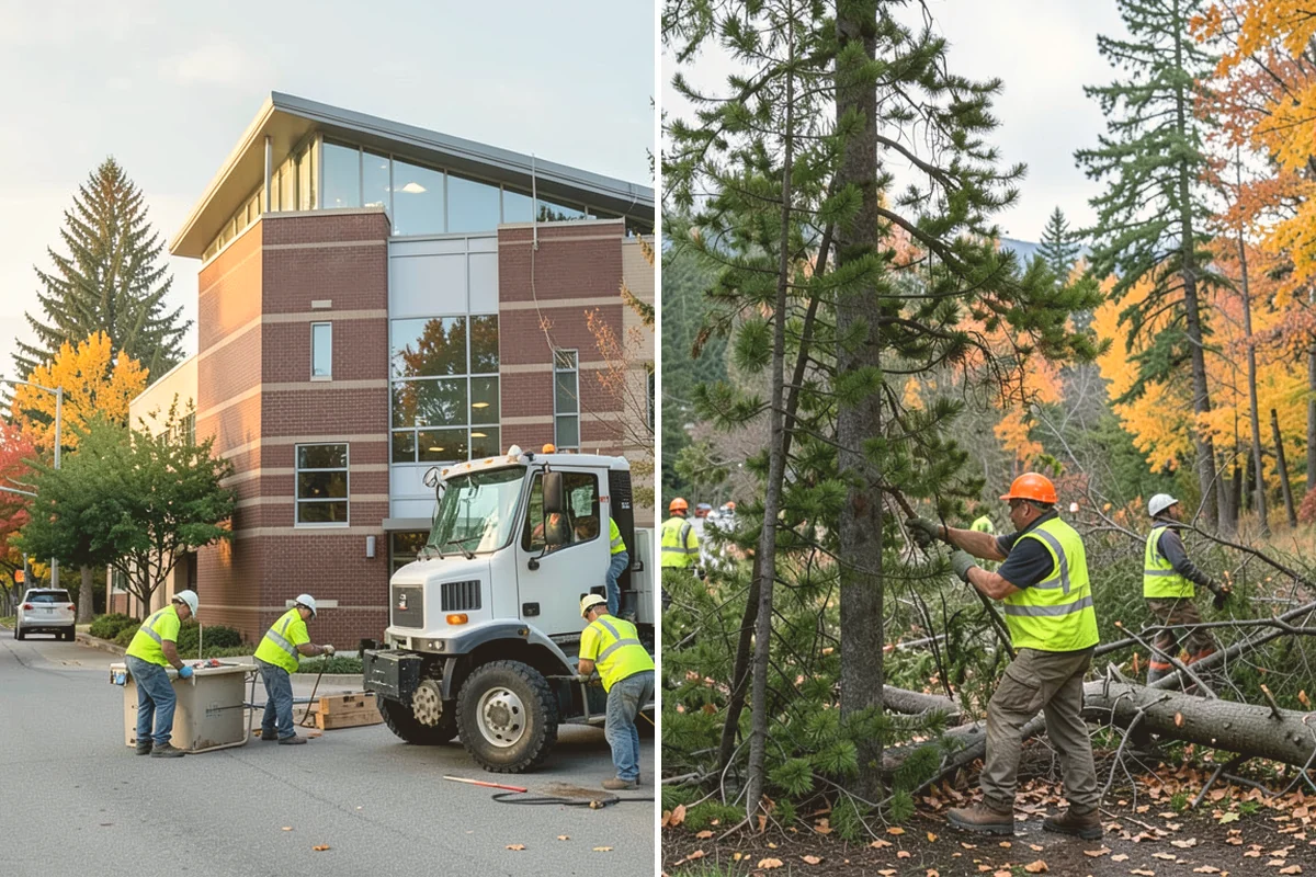 Storm Cleanup in Edmonds, Snohomish County, WA - Damage assessment and priority-route sequencing