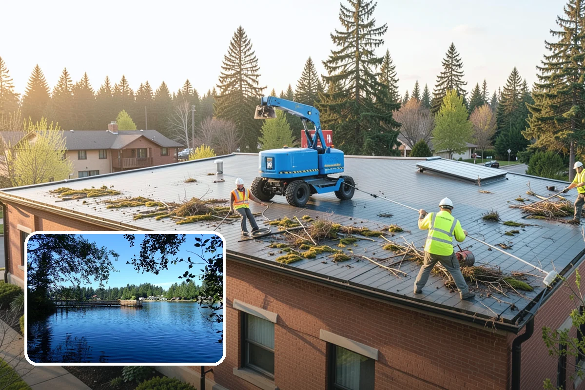 Storm Cleanup in Federal Way, King County, WA - Restores road and drainage function after storms