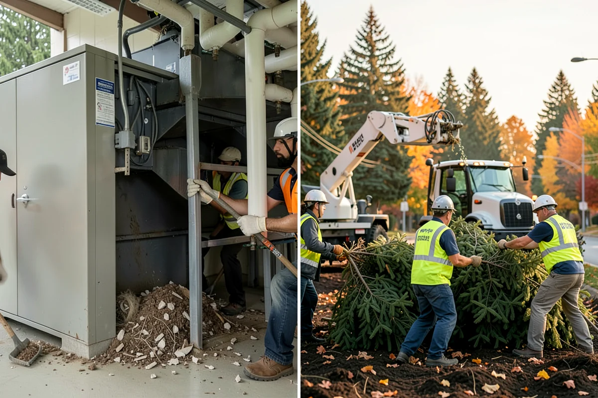 Storm Cleanup in Federal Way, King County, WA - Damage assessment and priority-route sequencing